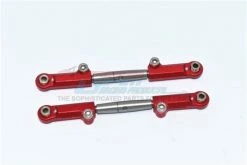 GPM Racing SLA057-R | GPM Red Aluminium Rear Upper Adjustable Turnbuckles 2Pcs