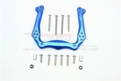GPM Racing SLA2W028-B | GPM Blue Aluminium Traxxas Slash 2WD Front Shock Tower W/ Hardware