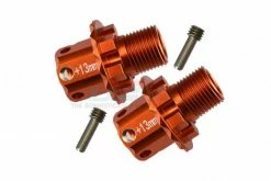 GPM Racing SLE010--13MM-OR | GPM Orange Aluminium +13mm Wheel Hex Adapters 2Pcs