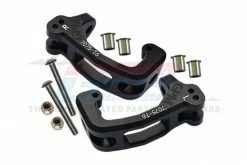 GPM Racing SLE019-BK | GPM Black Aluminium Steering Hub Carriers (C-Hub) 2Pcs