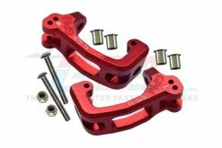 GPM Racing SLE019-R | GPM Red Aluminium Steering Hub Carriers (C-Hub) 2Pcs