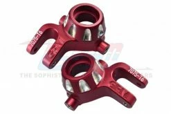 GPM Racing SLE021-R | GPM Red Aluminium Steering Hubs 2Pcs