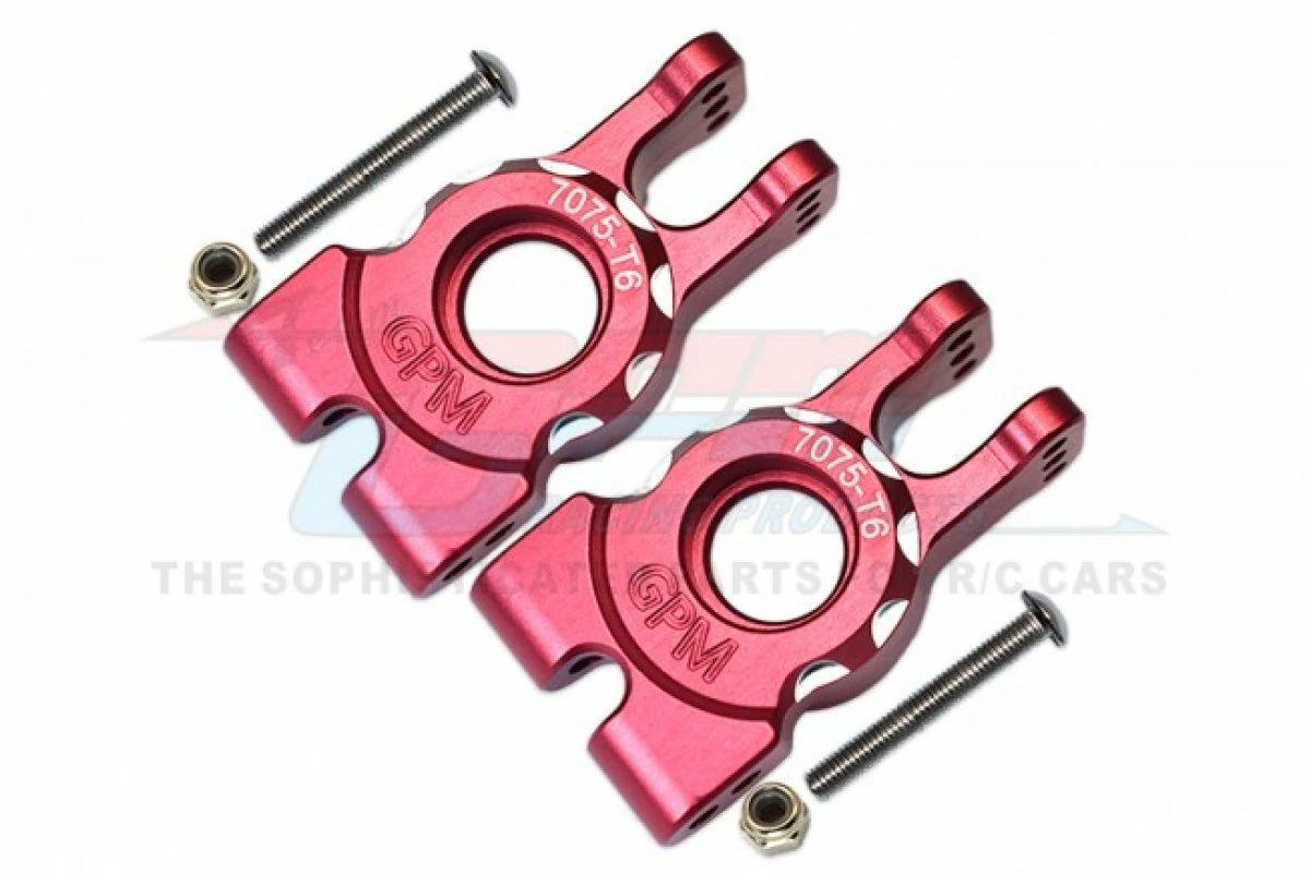 GPM Racing SLE022-R | GPM Red Aluminium Rear Hubs 2Pcs