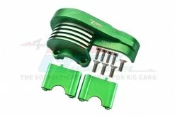 GPM Racing SLE038GC-G | GPM Green Aluminium Main Gear Cover Set