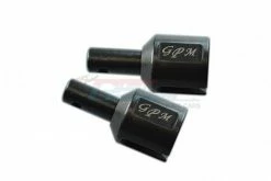 GPM Racing SLE039S-BK | GPM Carbon Steel Front/Rear Differential Outdrive Cups 2Pcs