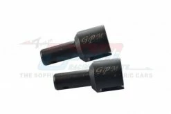 GPM Racing SLE041S-BK | GPM Medium Carbon Steel Centre Differential Output Cups 2Pcs
