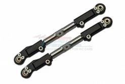 GPM Racing SLE054S-BK | GPM Black Aluminium & Stainless Steel Front Upper Arm Tie Rods 2Pcs