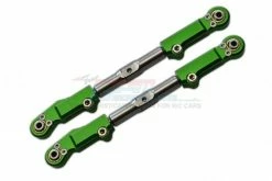 GPM Racing SLE054S-G | GPM Green Aluminium & Stainless Steel Front Upper Arm Tie Rods 2Pcs
