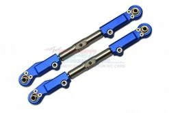 GPM Racing SLE057S-B | GPM Blue Aluminium & Stainless Steel Front Upper Arm Tie Rods 2Pcs