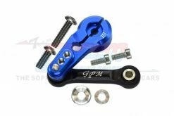 GPM Racing SLE16025T-B | GPM Blue Aluminium Sledge 25T Servo Horn & Tie Rod Set