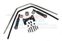 GPM Racing SLE312F-R-BK | GPM Black Aluminium Front Or Rear Sway Bar Set