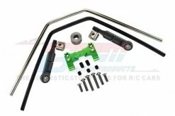 GPM Racing SLE312F-R-G | GPM Green Aluminium Front Or Rear Sway Bar Set