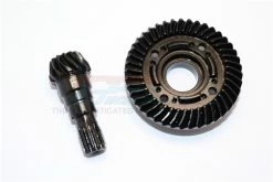 GPM Racing STXM1200F-BK | GPM X-Maxx Front Spiral Cut Hardened Steel 42T/13T Differential Gear Set