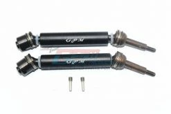 GPM Racing SXO1277RH-BK | GPM Black Hardened Steel & Aluminium Rear Universal CVD Drive Shafts 2Pcs