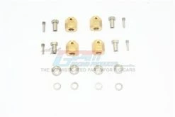 GPM Racing TRX4010X-12M-OC | GPM High Mass Brass 12mm (9mm Off-Set) Hexes 4Pcs