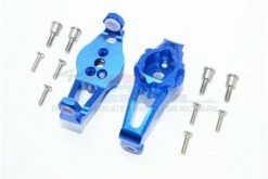GPM Racing TRX4019-B | GPM Blue Aluminium TRX-4 Left & Right Portal Drive Caster Blocks 2Pcs