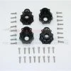 GPM Racing TRX4021A-2-BK | GPM Black Aluminium Front Or Rear Outer Portal Drive Housing 4Pcs