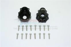 GPM Racing TRX4021A-BK | GPM Black Aluminium Front Or Rear Outer Portal Drive Housing 2Pcs