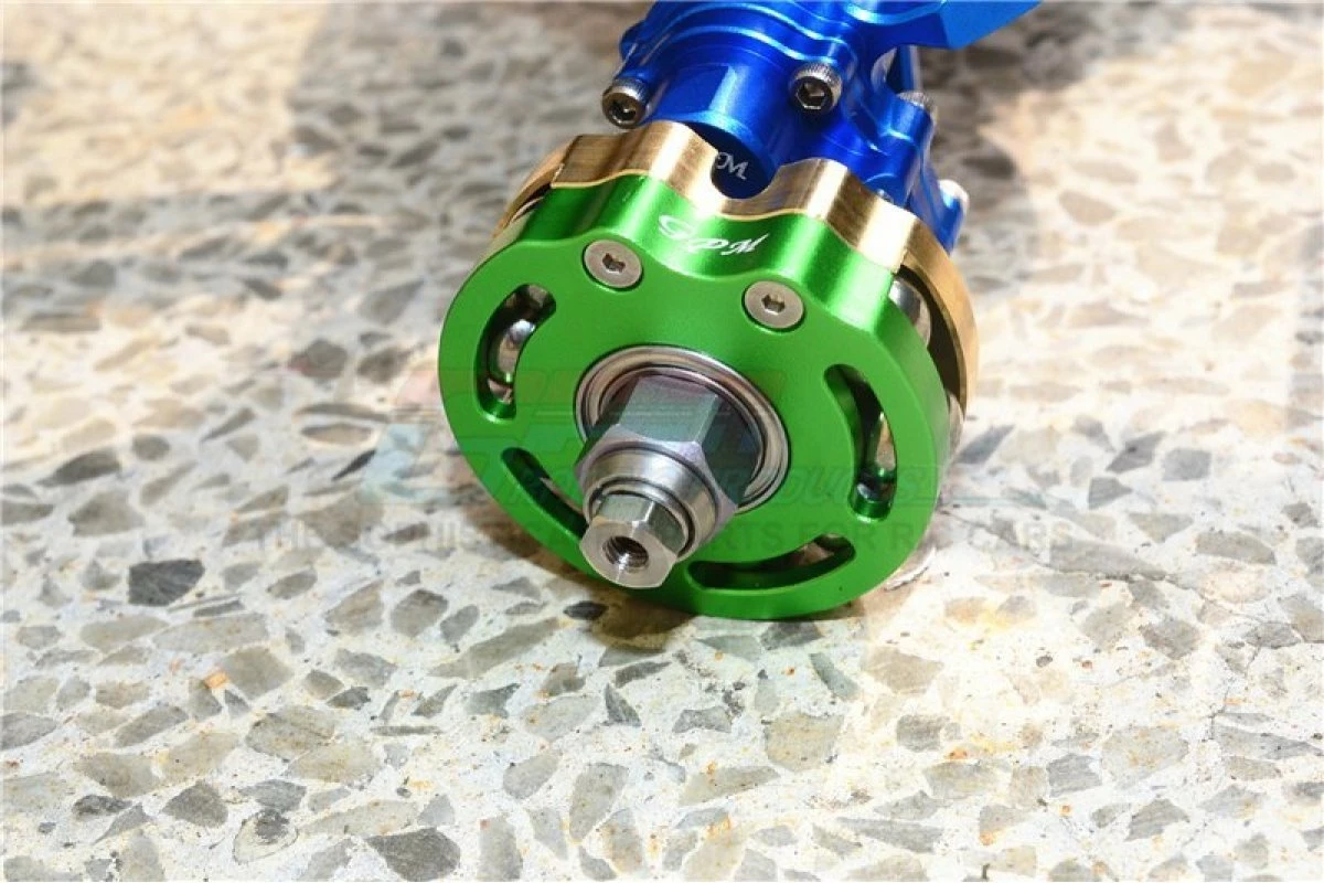 GPM Racing TRX4023DX-BK | GPM Black TRX-4 Brass Weighted Axle Pendulum Knuckles & +23mm Hex Adapter 2Pcs - Image 3