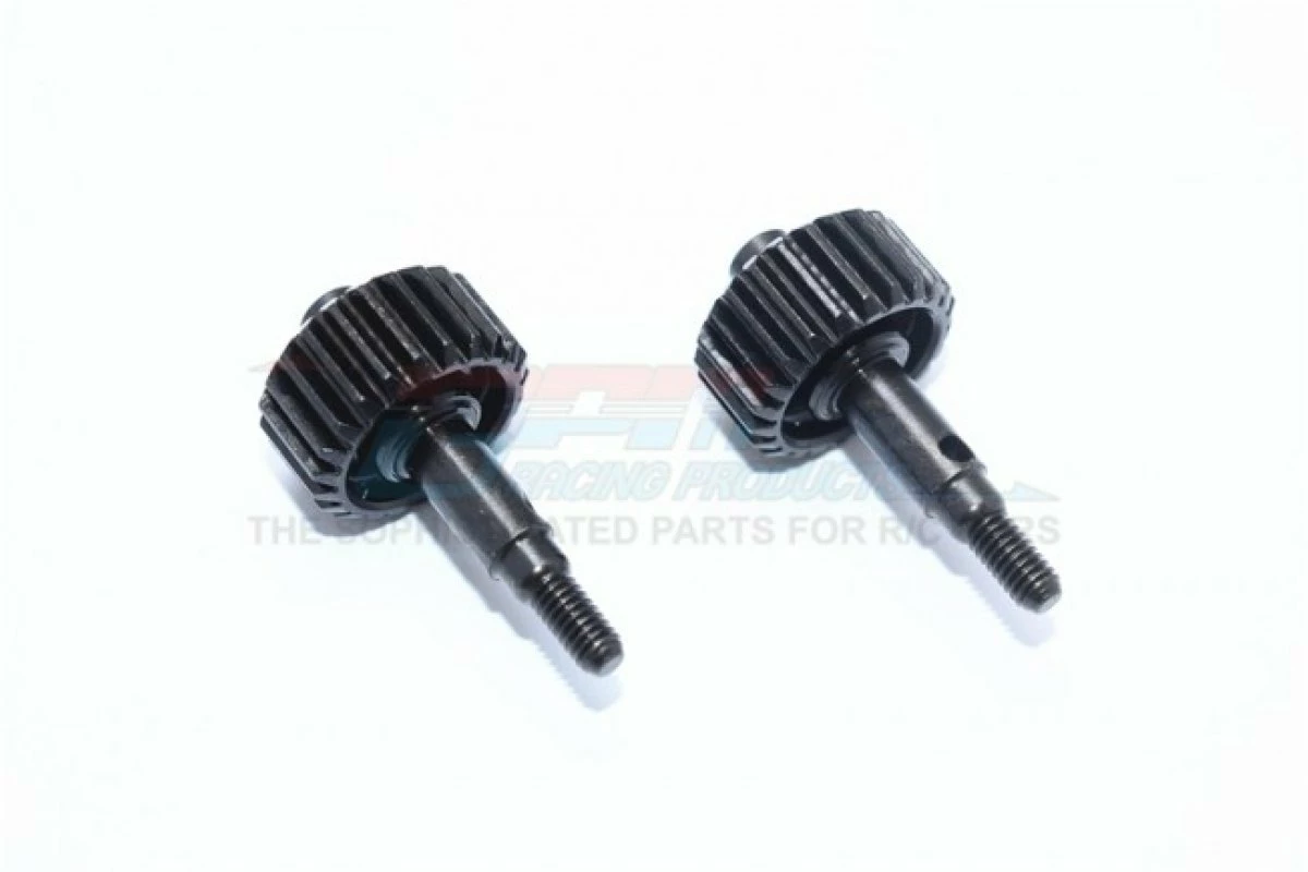 GPM Racing TRX4023TS-BK | GPM Hardened Steel 23T Portal Drive Output Spindle Gears 2Pcs
