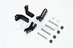GPM Racing TRX4029FR-BK | GPM Black Aluminium Front & Rear Shock Mounts 4Pcs