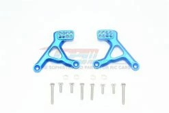 GPM Racing TRX4030A-B | GPM Blue Aluminium TRX-4 Rear Adjustable Shock Tower 2Pcs