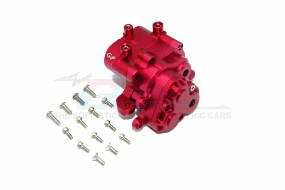 GPM Racing TRX4038-R | GPM Red Aluminium Centre Gearbox Case