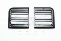 GPM Racing TRX4050FA-BK | GPM Black Aluminium Rounded Headlight Assembly Brush Guard 2Pcs