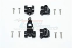 GPM Racing TRX4089-BK | GPM Black Aluminium Front/Rear Suspension Link Axle Mount Set