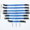 GPM Racing TRX4160-B-BEBK | GPM Blue Aluminium TRX-4 Complete Turnbuckle Set 7Pcs Set