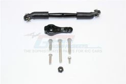 GPM Racing TRX416025-BK | GPM Black Aluminium TRX-4 Servo Horn W/ Aluminium Linkage