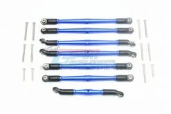 GPM Racing TRX4160F-B-BEBK | GPM Blue Aluminium TRX-4 Complete Linkages 7Pcs W/ Hardware