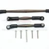 GPM Racing TRX4161ST-OC-BEBK | GPM Spring Steel TRX-4 Front Suspension Link & Steering Turnbuckles 3Pcs