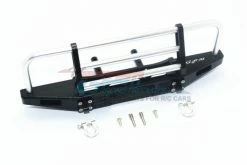 GPM Racing TRX4330FE-BK-S | GPM Black Aluminium Front Brush Guard Bumper W/ D-Rings