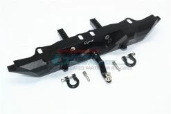 GPM Racing TRX4330RA-BK | GPM Black Aluminium Rear Bumper W/ D-Rings & Drop Hitch