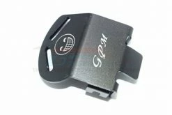 GPM Racing TRX4333A-BK | GPM Black Aluminium Front Or Rear "Smiley" Gear Box Skid Plate