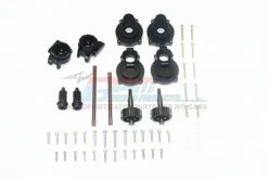 GPM Racing TRX4H100R-BK | GPM Black Aluminium Rear Suspension & Drivetrain Performance Upgrade Set