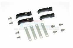 GPM Racing TRX4ZSP10B-BK | GPM Black Aluminium TRX-4 Defender Door Handle Set