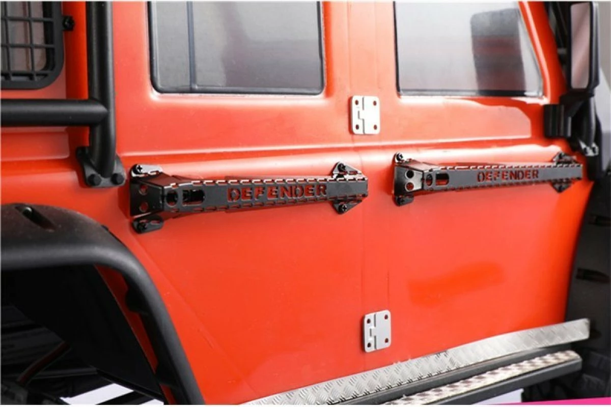 GPM Racing TRX4ZSP10C-BK | GPM Black Stainless Steel TRX-4 Defender Door Handle Set - Image 2