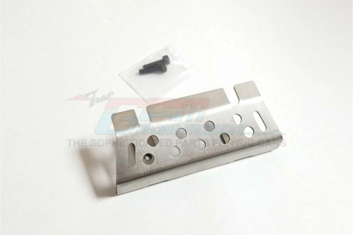 GPM Racing TRX4ZSP17-OC | GPM Stainless Steel TRX-4 Front Or Rear Chassis Skid Plate 1Pc