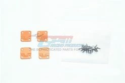 GPM Racing TRX4ZSP38-OR | GPM Orange Stainless Steel TRX-4 Defender Door Hinges 4Pcs