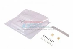GPM Racing TRX4ZSP70B-OC | GPM TRX-4 Defender Clear Unpainted Hood W/ Intake Grill & Hinge Set