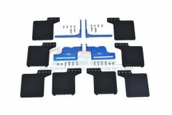 GPM Racing TRX4ZSP72-B | GPM Blue Aluminium Mud Flap Set