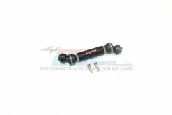 GPM Racing TRX6037SA-R-BK | GPM Black Steel & Aluminium Rear Universal CVD Drive Shafts 1Pc