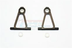 GPM Racing TT054-BK | GPM Black Aluminium TT-01 Front Upper Suspension Arm Set 2Pcs