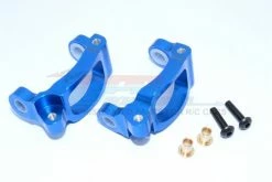 GPM Racing GPM-TT2B019-B | GPM Blue Aluminium Front Steering Hub Carriers (C-Hubs) 2Pcs