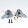 GPM Racing TT2B022-GS | GPM Grey Silver Aluminium Rear Hub Carriers 2Pcs