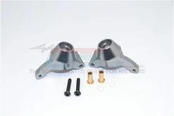 GPM Racing TT2B022-GS | GPM Grey Silver Aluminium Rear Hub Carriers 2Pcs