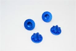 GPM Racing TXM005N-B | GPM Blue Aluminium 22mm Wheel Cone Nuts 4Pcs