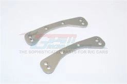GPM Racing TXM008-OC | GPM Stainless Steel X-Maxx Front& Rear Upper Suspension Arm Pin Brace 2Pc